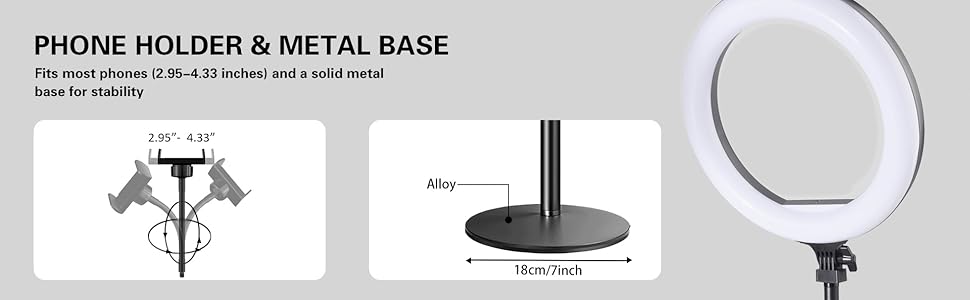 soft light ring lamp for makeup