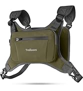 Trailoom Running Chest Pack, Reflective Vest, Water Repellent, Phone Holder, Workout Bag for Runn...