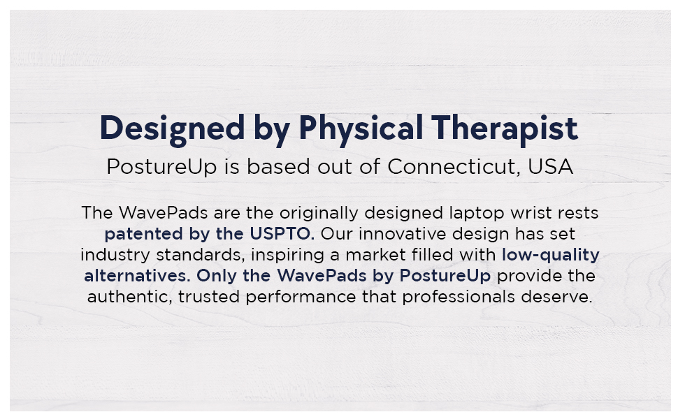designed by a physical therapist wrist rests