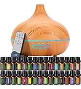 Ultimate Aromatherapy Diffuser,Essential Oil Set,Essential Oil Diffuser,Ultrasonic Diffuser with ...