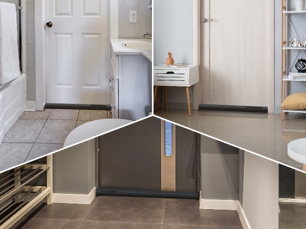 Door sealers for door frame, draft guard for bottom of doors, door guard for bottom of door