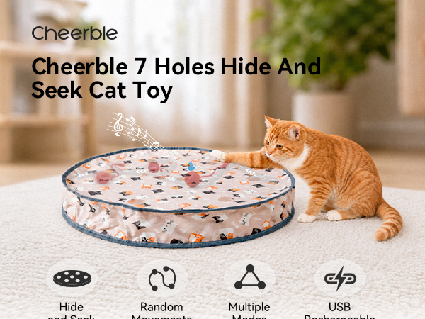 cheerble hide and seek cat toy