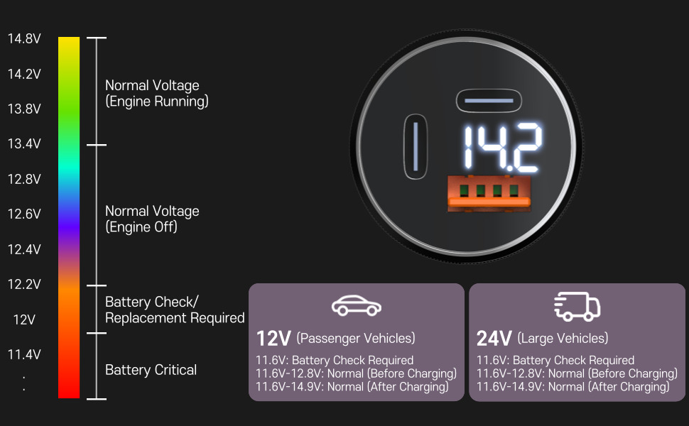 OLG 100W Car Charger