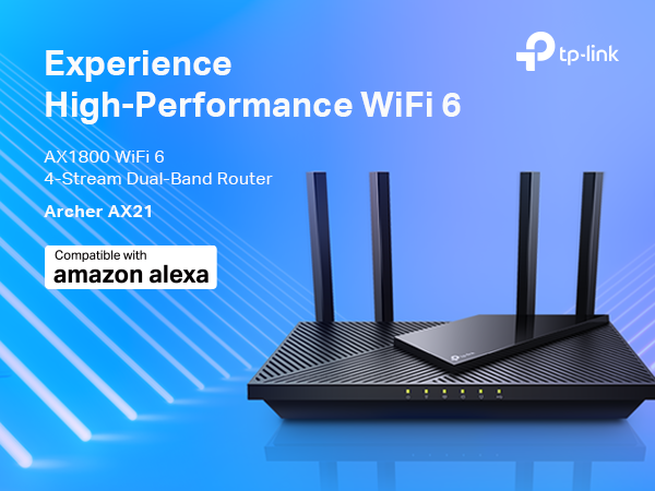 WiFi 6 Dual Band Router - TP-Link AX1800 Archer AX21