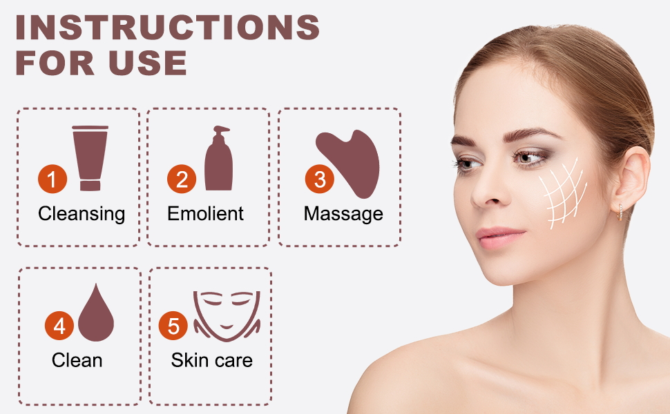 gua sha facial tools