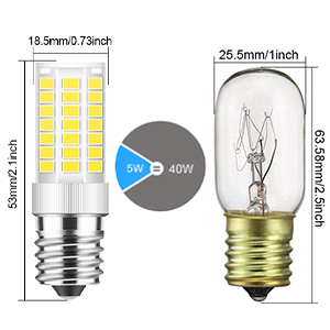 appliance light bulb 40W range hood light bulbs