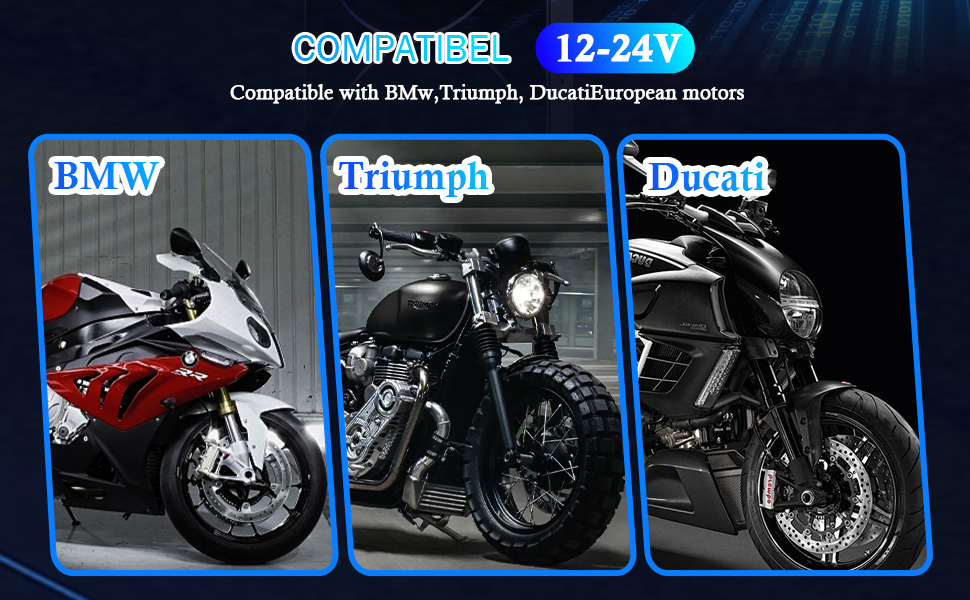 GOBGOD DIN Hella Plug to USB Charger, 45W USB-C PD3.0 &amp;amp; 18W QC3.0 USB Outlet for BMW Triumph Ducati