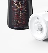 FORLIM 2-Speed Gravity Electric Salt and Pepper Grinder Set, 800mAh Rechargeable, Upgraded Auto-R...