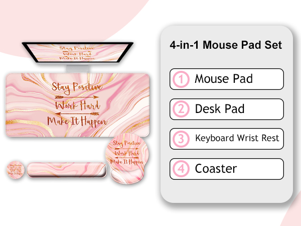 pink desk accessories office supplies