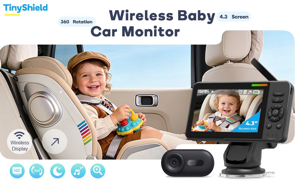 wireless baby car camera