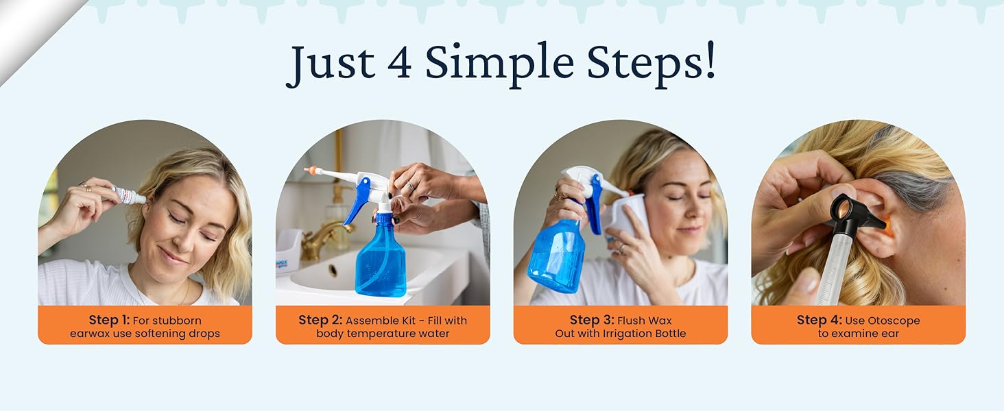 ear wax removal spray bottle ear spray bottle wax remover ear wax spray bottle kit ear wash kit for