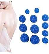 Cupping Sets 12pcs Silicone Cupping Device Stronger Suction Massaging Acupuncture Cupping Cup Hea...