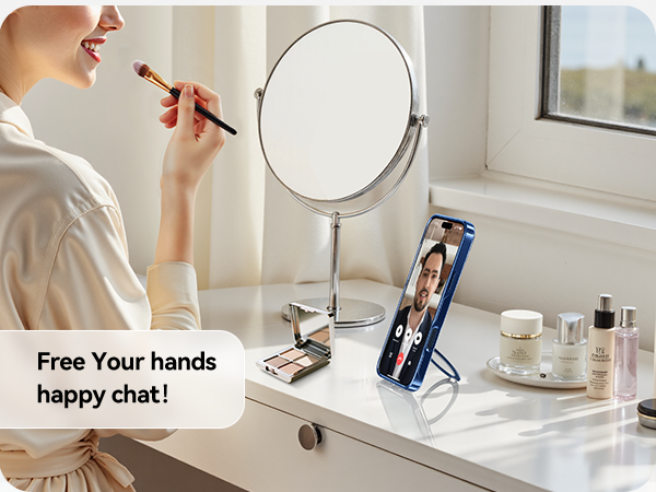 Orange for iPhone 17 Pro Max Case with 360 Spin Magnetic Stand Slim Polished Clear