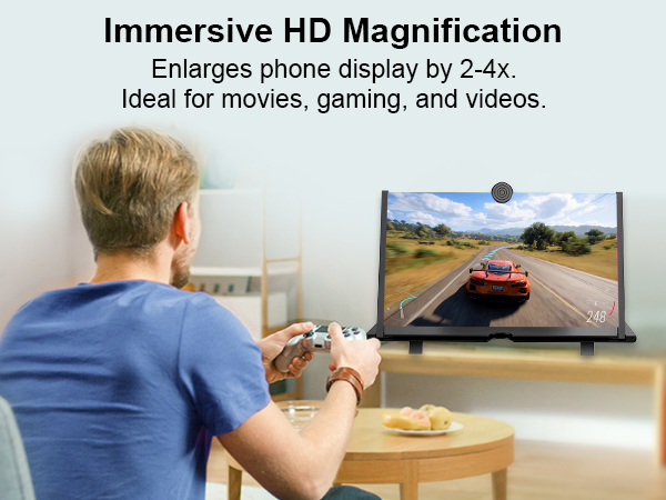 mobile phone magnifier projector screen