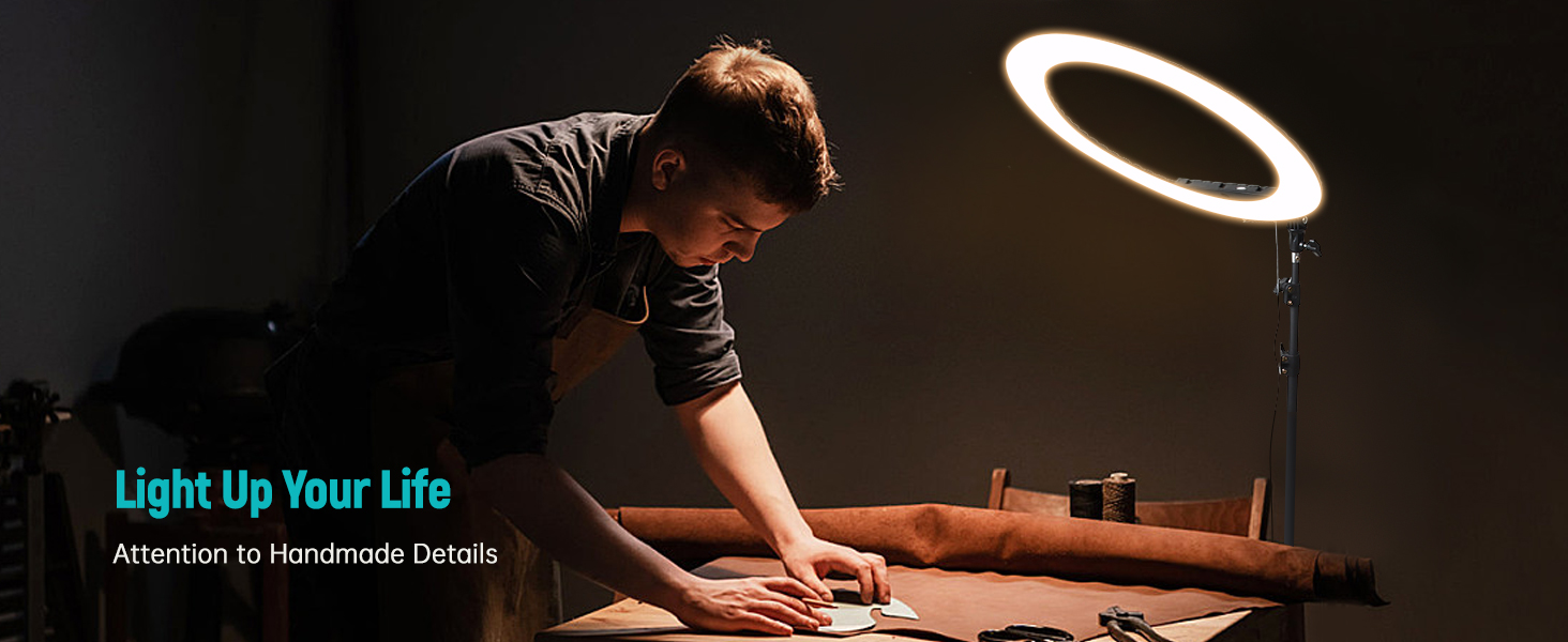 led ring light for handmade work