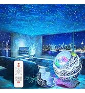 Rossetta Star Projector, Galaxy Projector for Bedroom, LED Night Light Aurora Projector with Blue...