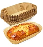 Jibrelxion 200 Pack Loaf Pan Parchment Liners, 9" x 5" Non-Stick Bread Pan Liners, Disposable Loa...