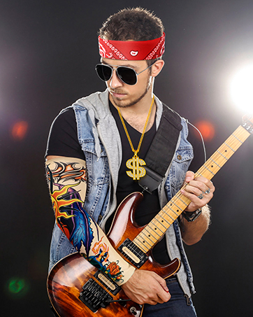 7Pcs Kids Rockstar Costume Set