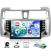 [4+128GB] Android 15 Car Radio Stereo for Toyota 4Runner 2010-2023 with Wireless CarPlay Android ...