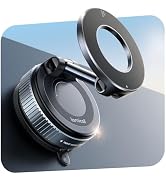 Lamicall Car Phone Holder - [70 LBS Strongest Suction] for Magsafe Car Mount, 360° Adjustable Suc...