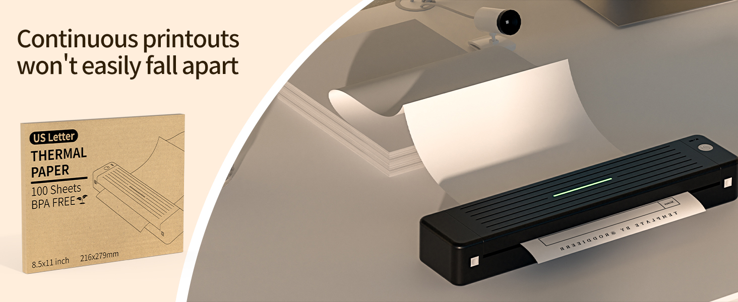 thermal paper 8.5 x 11