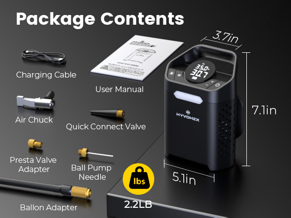 Cordless Portable Tire inflator