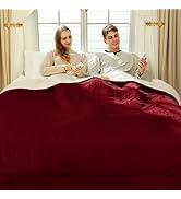 VELLUBAM King Size Electric Blanket 100