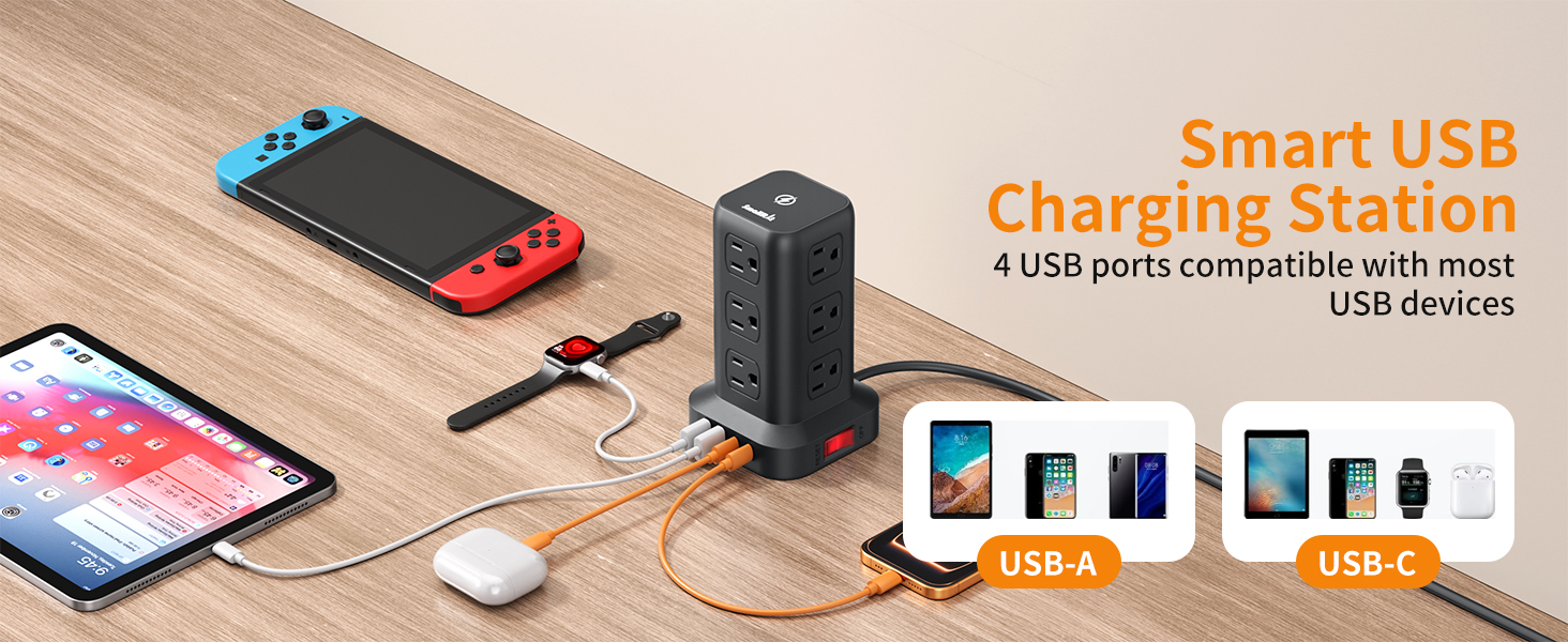 Wireless Charging Power Tower