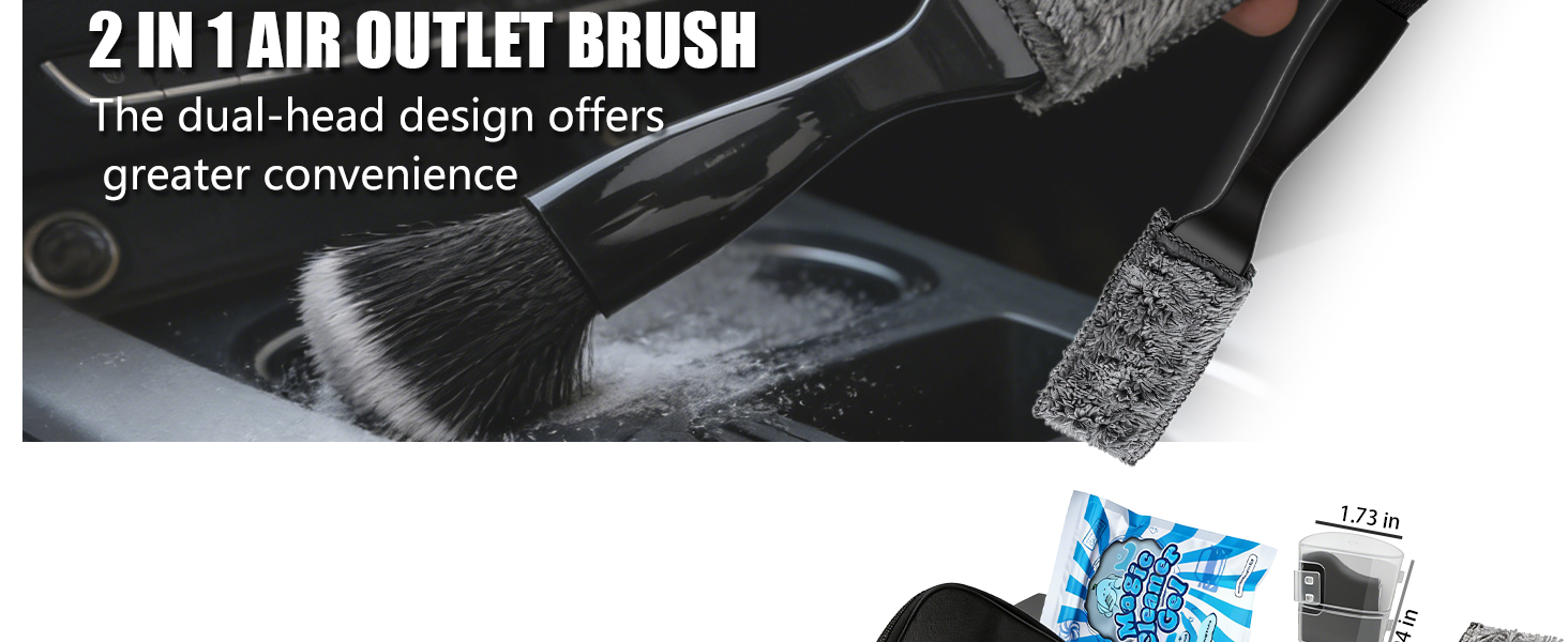 car detailing brush kit