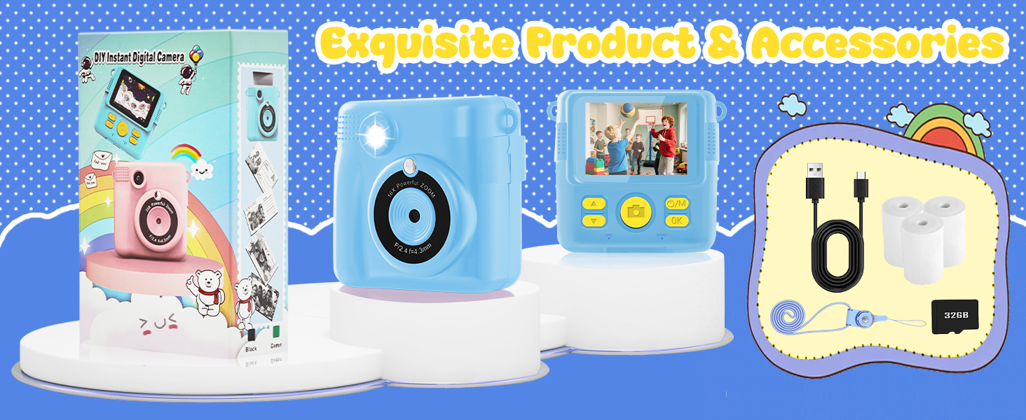 Kids Camera Instant Print