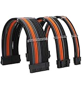 Formulamod Sleeve Extension Power Supply Cable Kit 18AWG ATX 24P+ EPS 8-P+PCI-E8-P with Combs for...