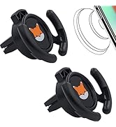 HOMEFOX Socket Holder Car Mount - 2 Pack Collapsible Socket Mount for Car Vent, Grip Socket Car H...