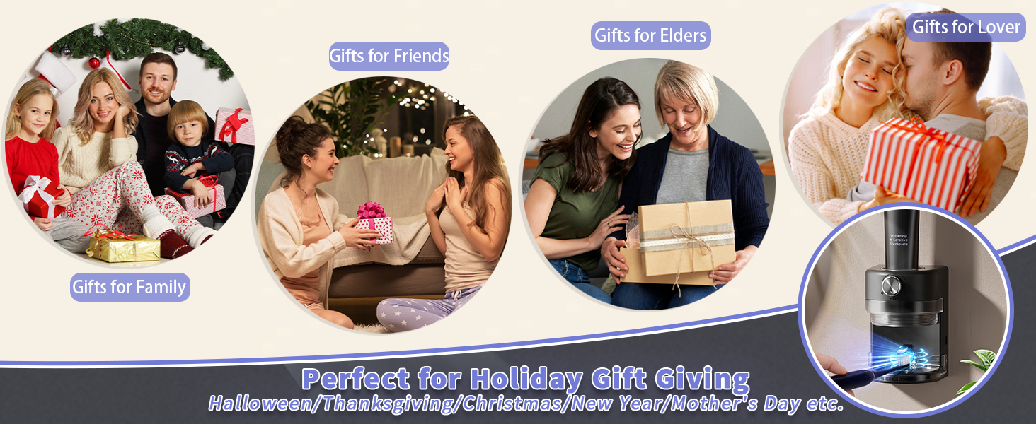 Automatic Toothpaste Dispenser,Wall Mounted Electric Toothpaste Dispenser for Kids and Adults