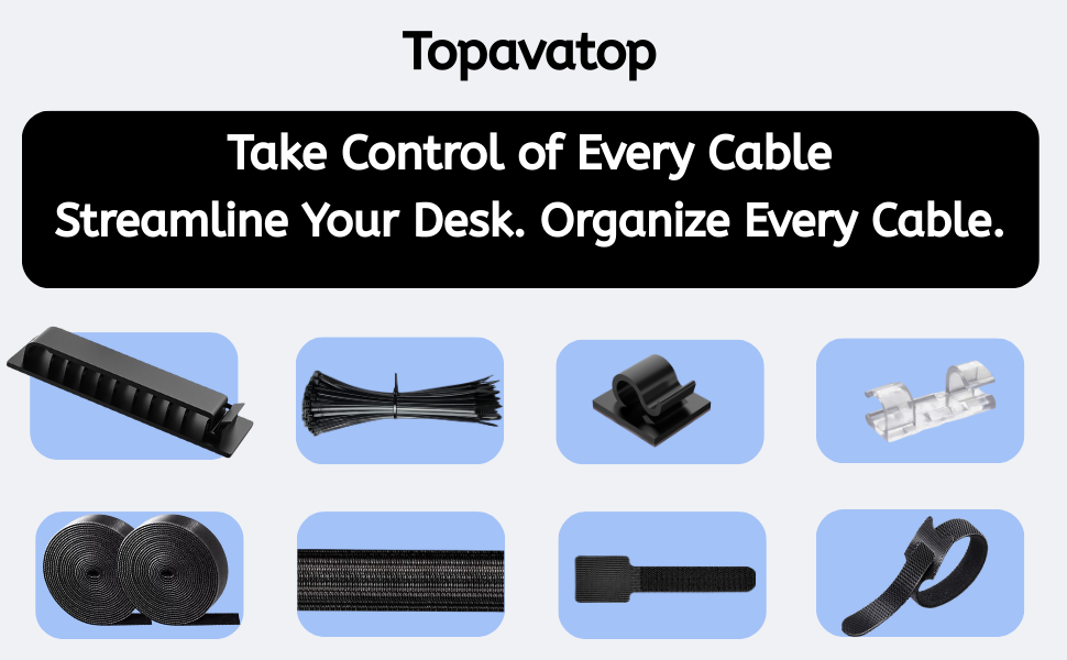 Topavatop Cable Management Kit
