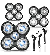 FAMELEC 3 Pack for Freebird Replacement Blades, Shaver Replacement Heads for Freebird Head Shaver...