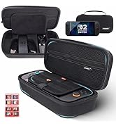 Switch Carrying Case for Nintendo Switch 2 with 12 Game Card Slots,Portable Hard Shell Pouch Carr...