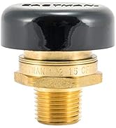 Eastman 1/2 Inch MIP Vacuum Relief Valve, Brass Plumbing Fittings, 60156