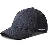 GADIEMKENSD Winter Baseball Caps Structured Wool Blend Hat