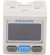 Air Pressure Regulator Valve, Digital Pressure Switch, DC 12-24V 0 to -101kPa Pneumatic Vacuum Di...