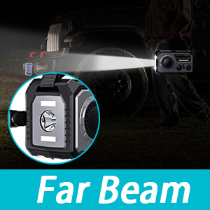 16000mah Emergency Weather Radio Hand Crank Solar Radio Battery Powered Portable Am/Fm/Wb NOAA 