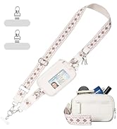 Tiostep Clip and Go Strap for Phone with Wallet Crossbody Phone Lanyard with Anti-Theft Zipper Po...