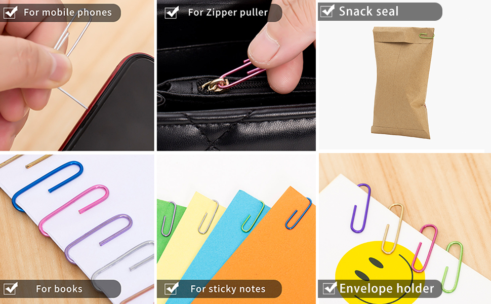 Colored Paper Clips