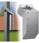 Wuno Shop T Post Brackets , T Post Target Hanger, Fence Bracket for T Shape Fence Posts, T Post C...