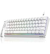SEUNKWANG EWEADN F61 60% Gaming Keyboard Wired, RGB Backlit Membrane Keyboard with PBT Keycaps, C...