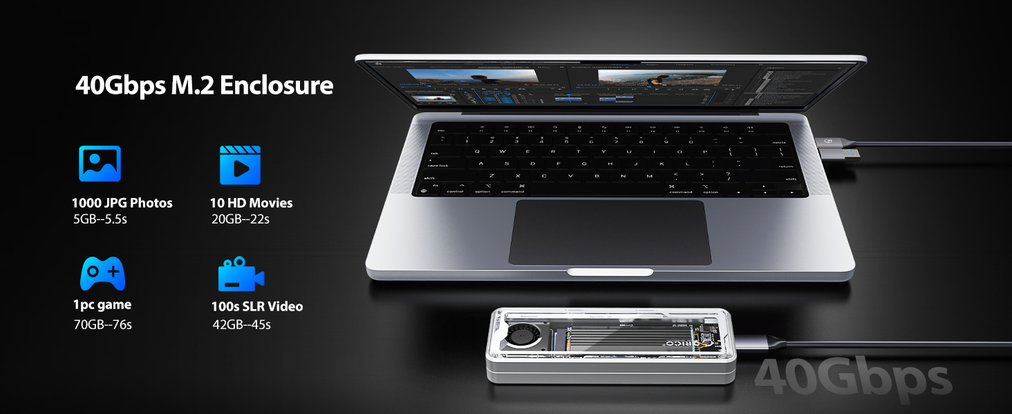40gbps nvme enclosure