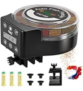 hygger Automatic Fish Feeder for Aquarium: Auto Fish Food Dispenser with LED Display &amp; Timer, Pre...