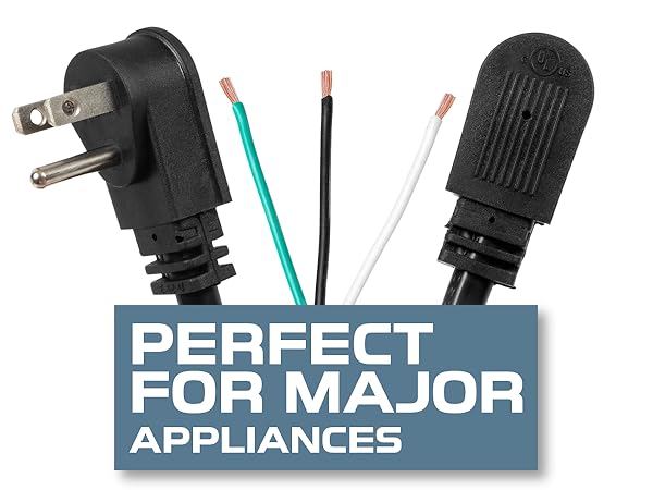IFC 90 Degree Slim Plug Head Replacement Power Cord