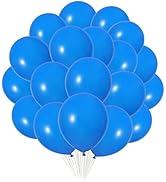 300 Pack Blue Balloons -12 Inch Blue Matte Latex Balloons - for Blue Theme Balloons Party Decorat...