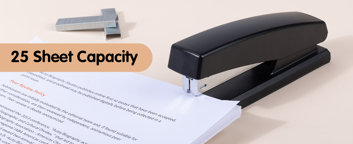 stapler 25 sheet capacity