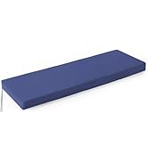 IPYNBAP Outdoor Bench Cushion 48×18×3 Inch Navy Blue